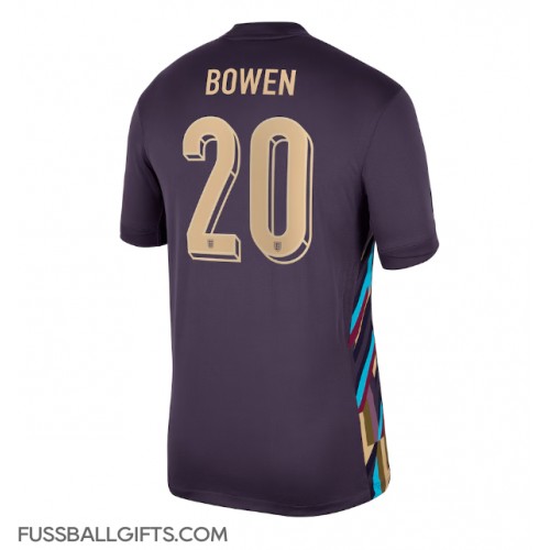 England Jarrod Bowen #20 Fußballbekleidung Auswärtstrikot EM 2024 Kurzarm